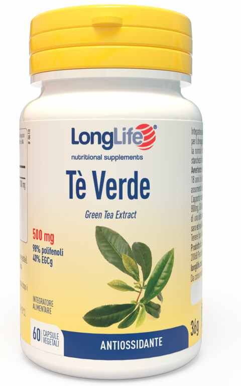 Longlife Tè Verde 500mg 60 Capsule