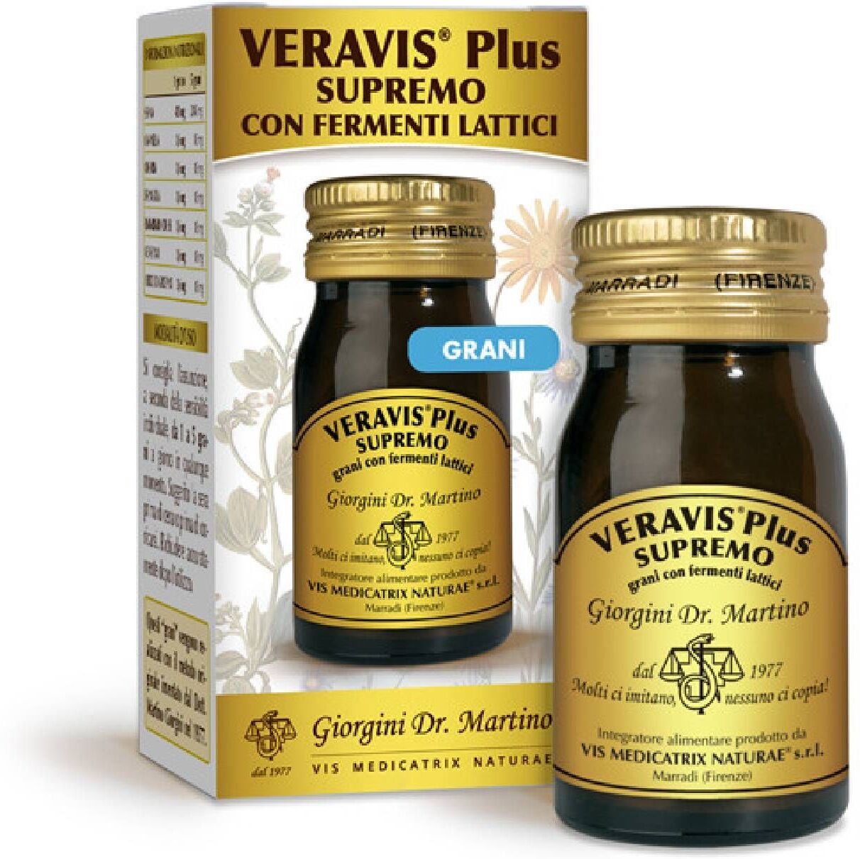 Dr. Giorgini Veravis Plus Supremo Integratore In Grani Con Fermenti Lattici 30g