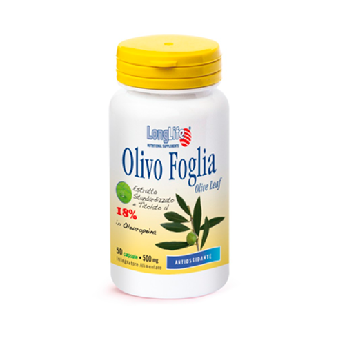 Longlife Olivo Foglia Integratore Antiossidante 60 Capsule