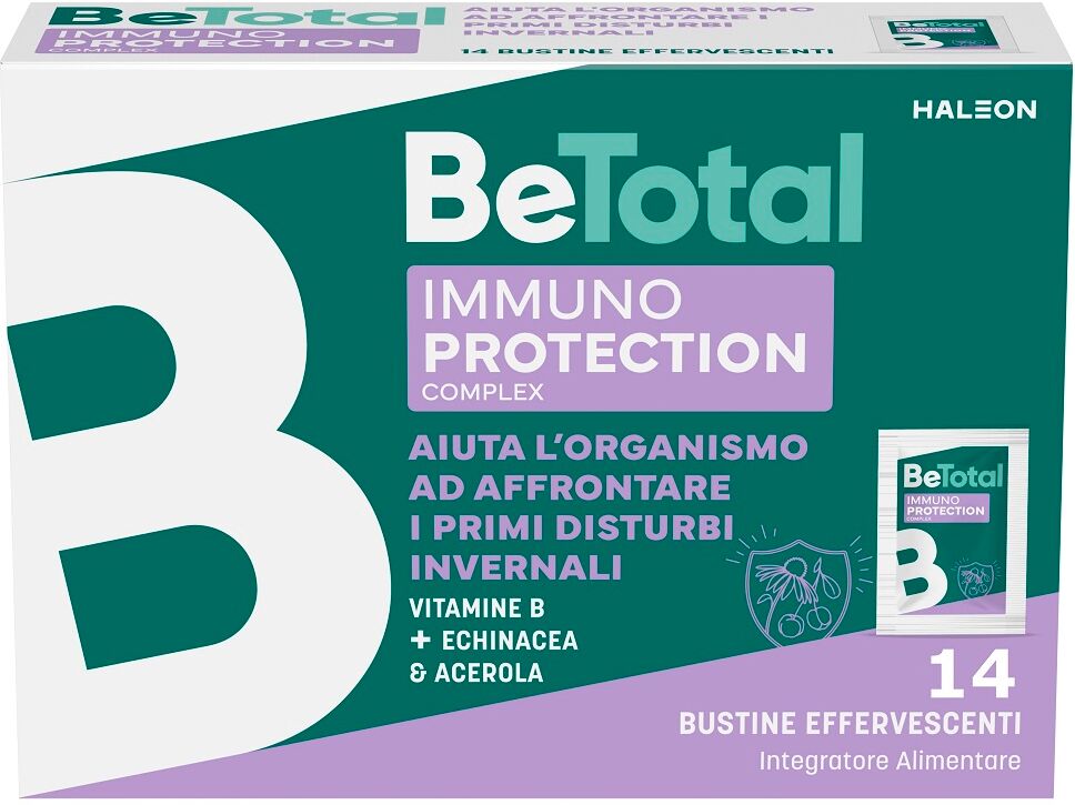 Be-total Immuno Protection Integratore Alimentare Difese Immunitarie Vitamina B Zinco 14 Bustine