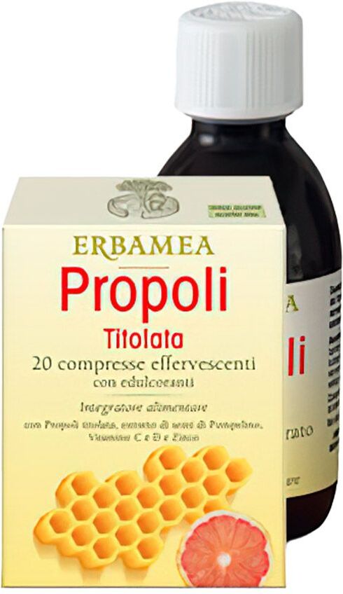 Erbamea Propoli Titolata Integratore Difese Immunitarie 20 Compresse