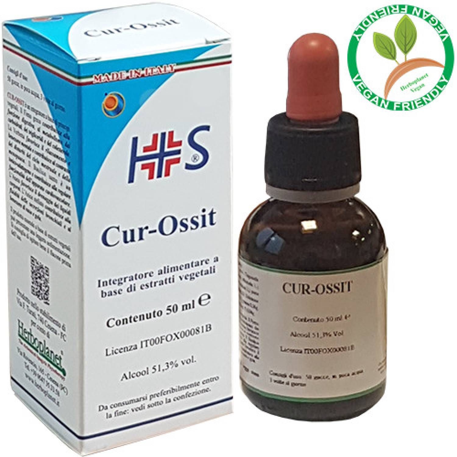 Herboplanet Cur-ossit Integratore Rilassante Gocce 50ml