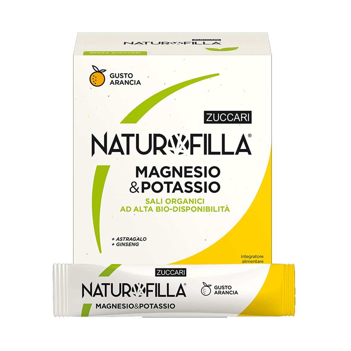 Zuccari Naturofilla Magnesio E Potassio Gusto Arancia 28 Stickpack