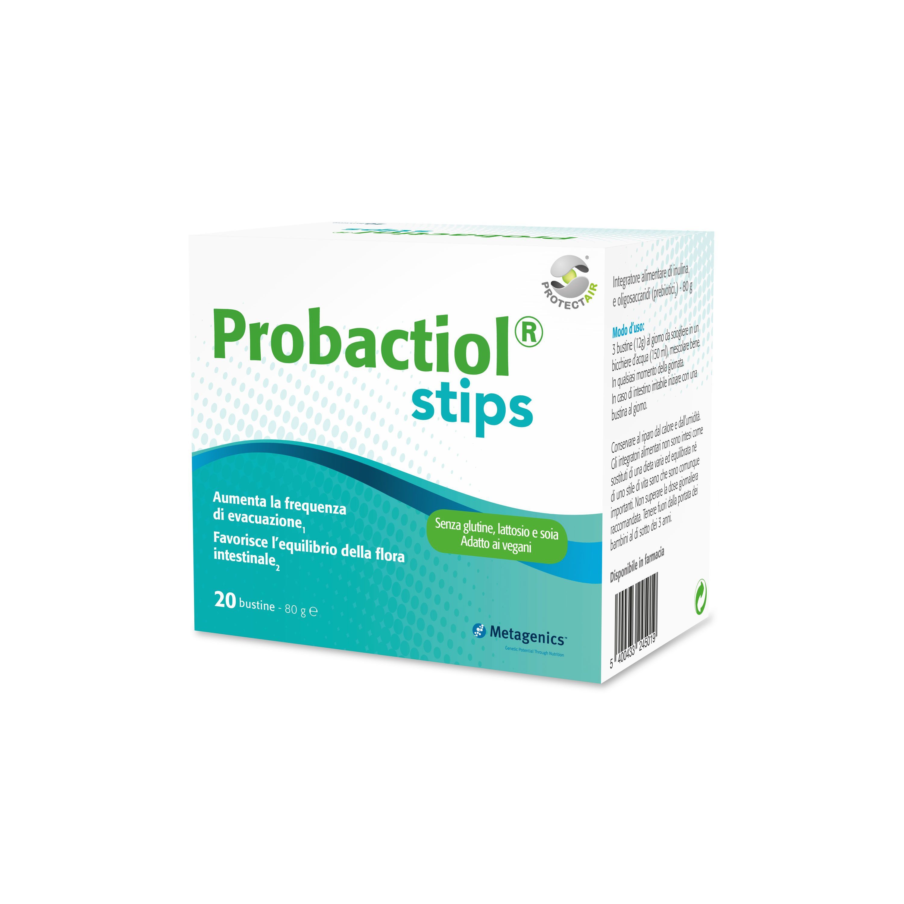 Metagenics Probactiol Stips Integratore Flora Intestinale 20 Bustine