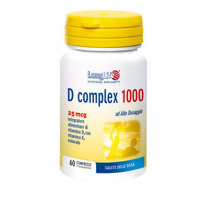 Longlife D Complex 1000 Ui 25mcg Integratore Vitamina D3 60 Compresse