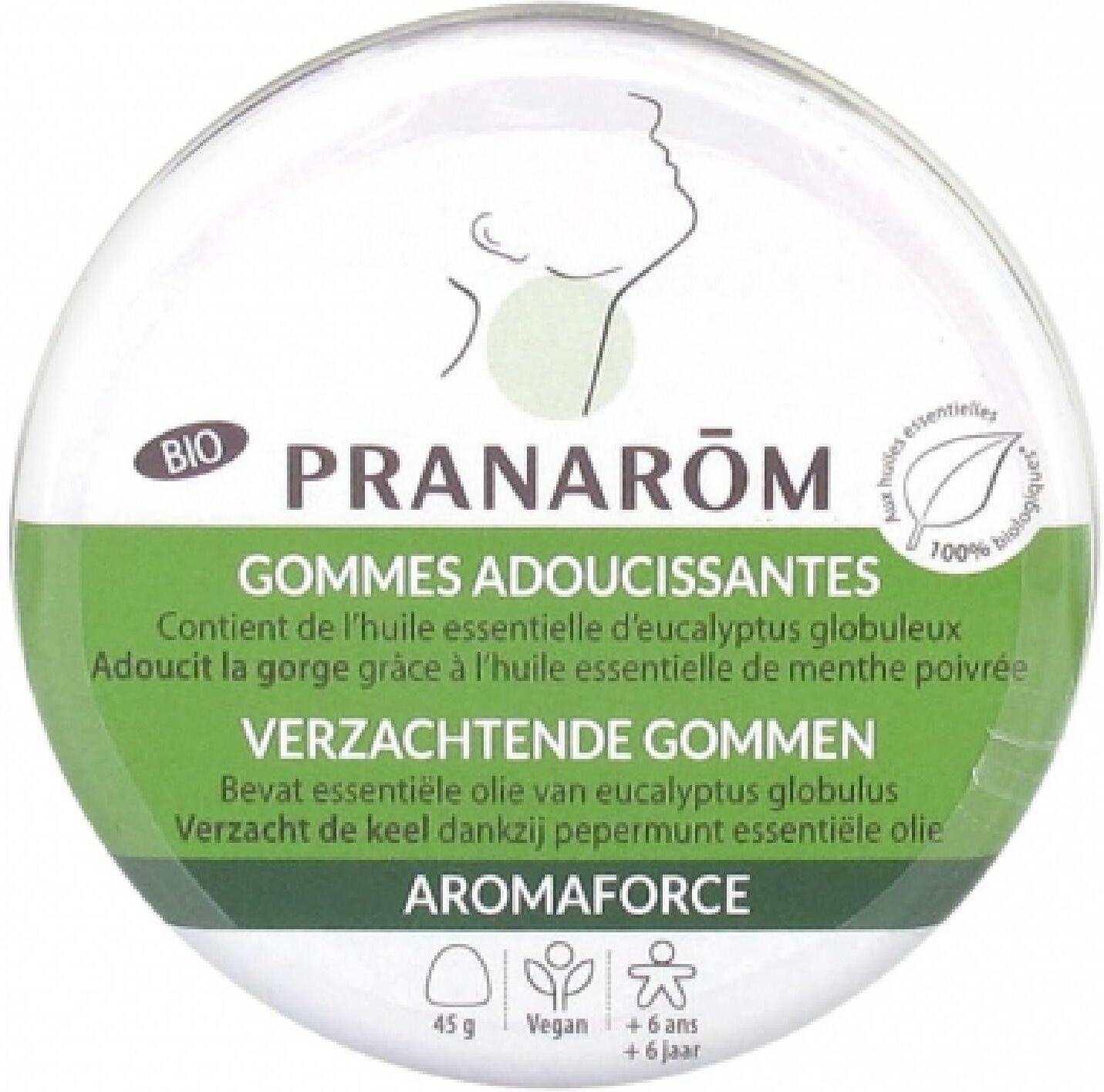 Pranarom Aromaforce Bio Gomme Eucalipto 45g