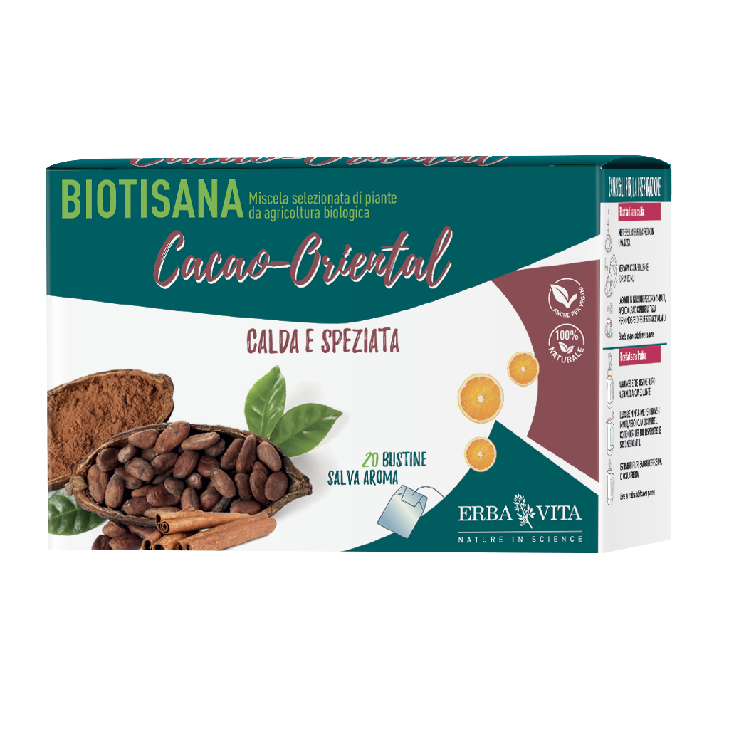 Erba Vita Biotisana Cacao Oriental 20 Bustine