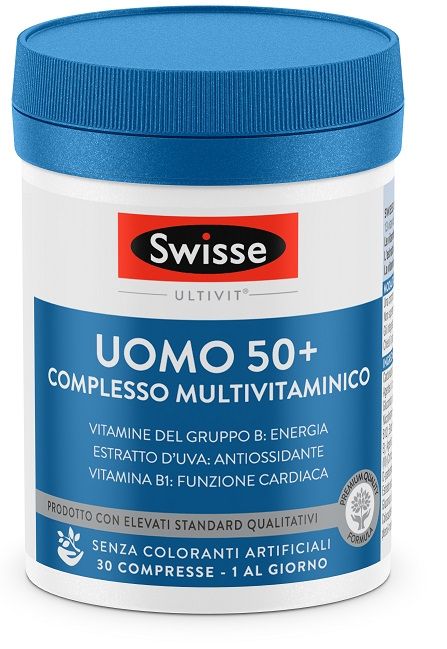 Swisse Uomo 50+ Integratore Multivitaminico 30 Compresse