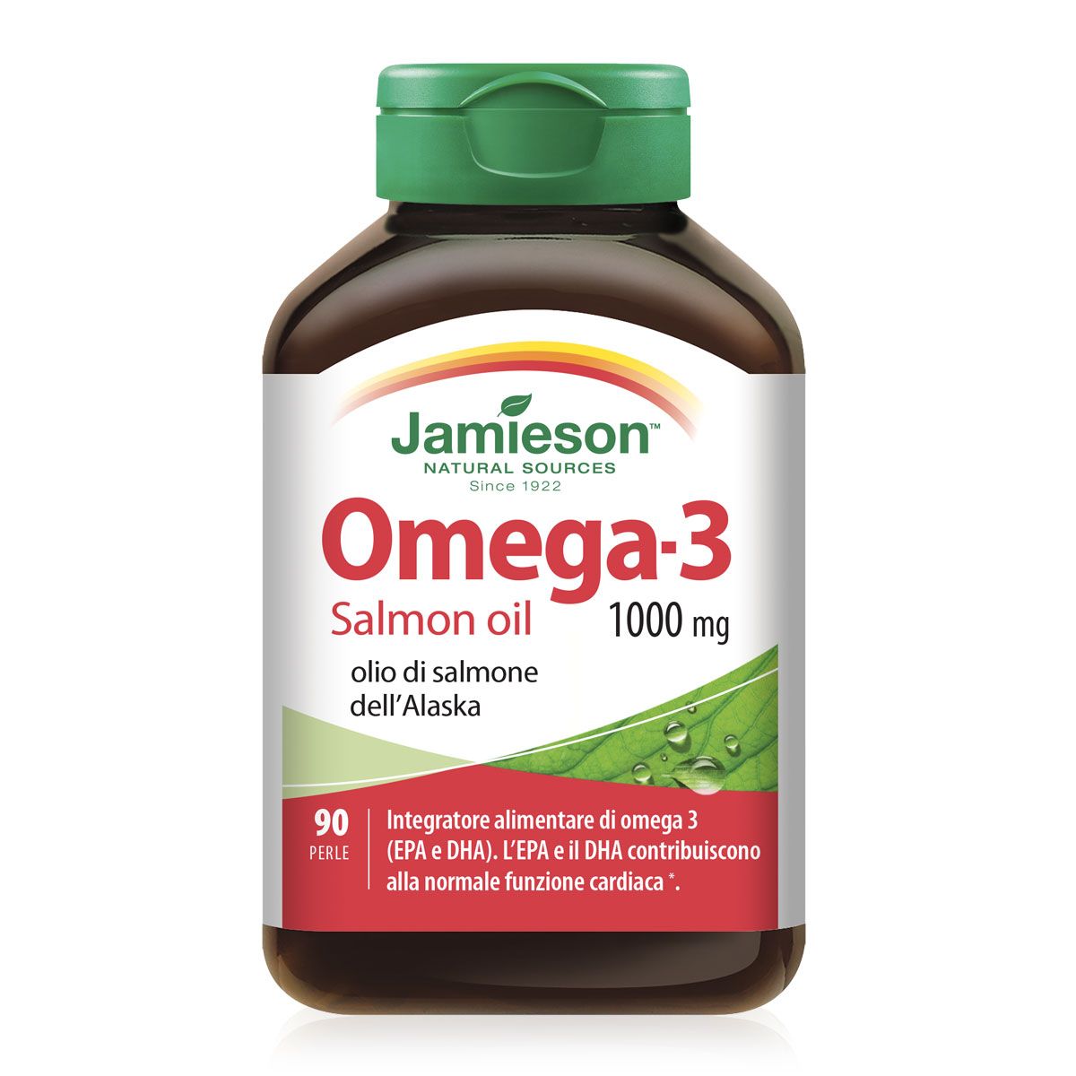 Jamieson Omega 3 Salmon Oil Integratore 1000mg 90 Perle