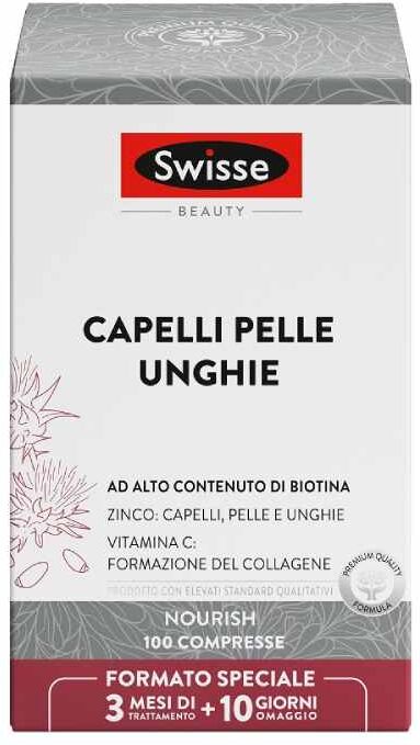 Swisse Beauty Capelli Pelle Unghie 100 Compresse