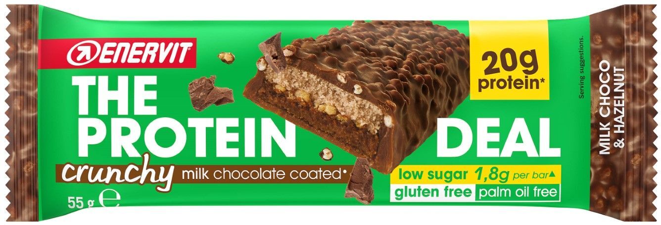 Enervit The Protein Deal Bar Barretta Proteica Gusto Milk Choco Hazelnut 55g