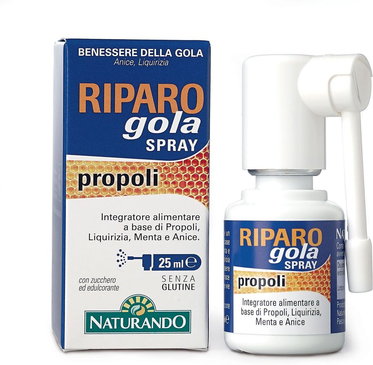 Naturando Riparo Gola Spray Integratore Propoli 25ml