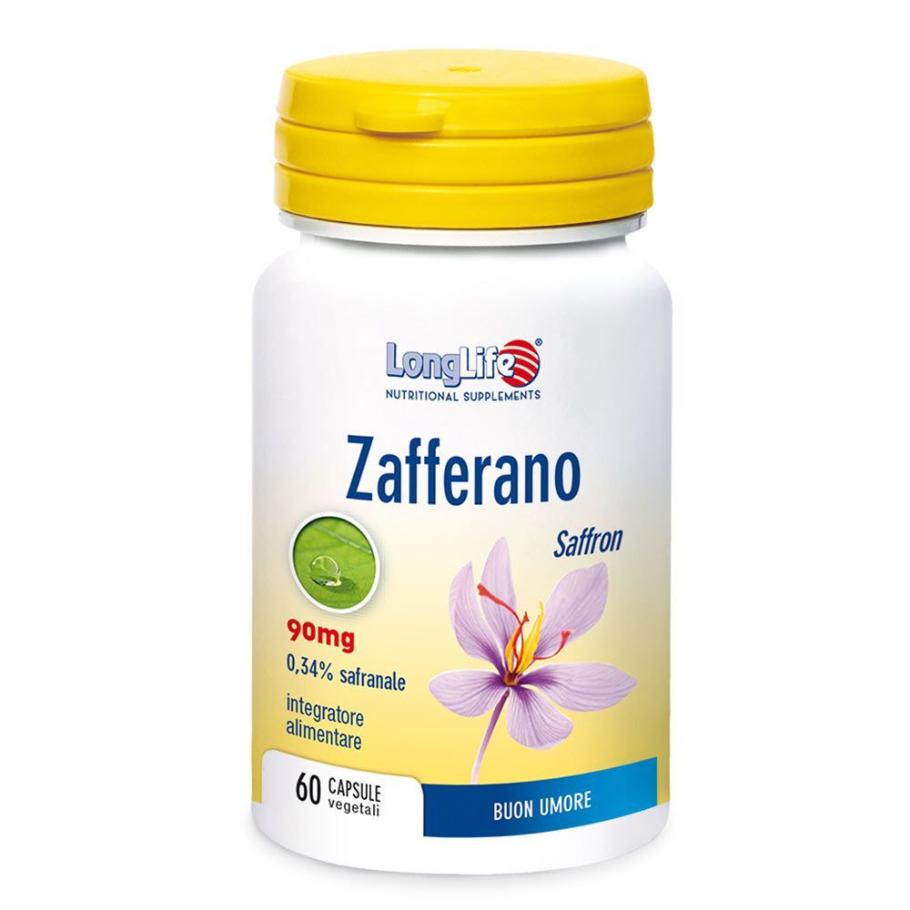 Longlife Zafferano Integratore Sistema Nervoso 60 Capsule