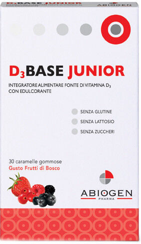 D3base Junior 30 Caramelle Ai Frutti Di Bosco