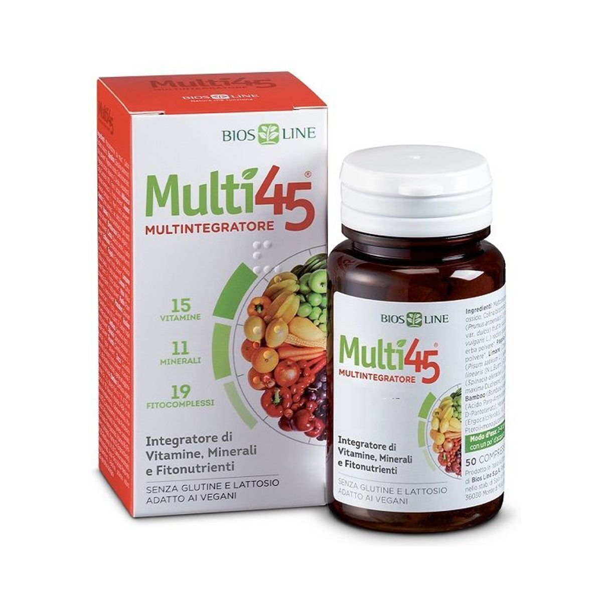 Bios Line Multi 45 Integratore Multivitaminico 100 Compresse