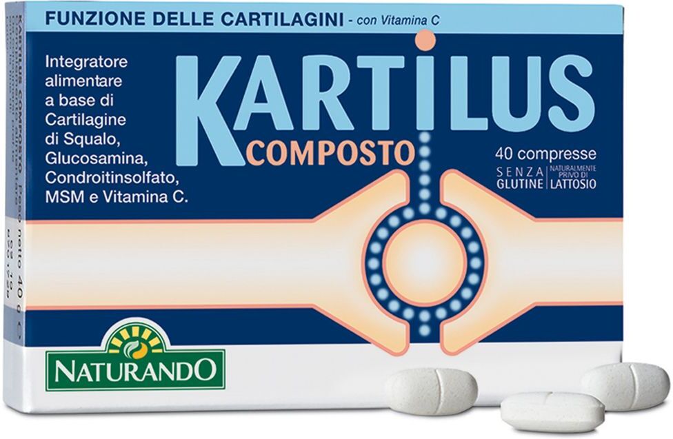 Naturando Kartilus Composto Integratore Articolazioni 40 Compresse