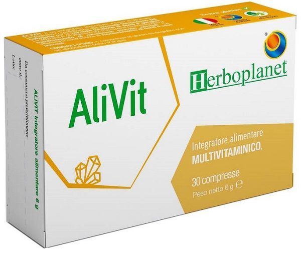 Herboplanet Alivit Integratore Multivitaminico 30 Compresse
