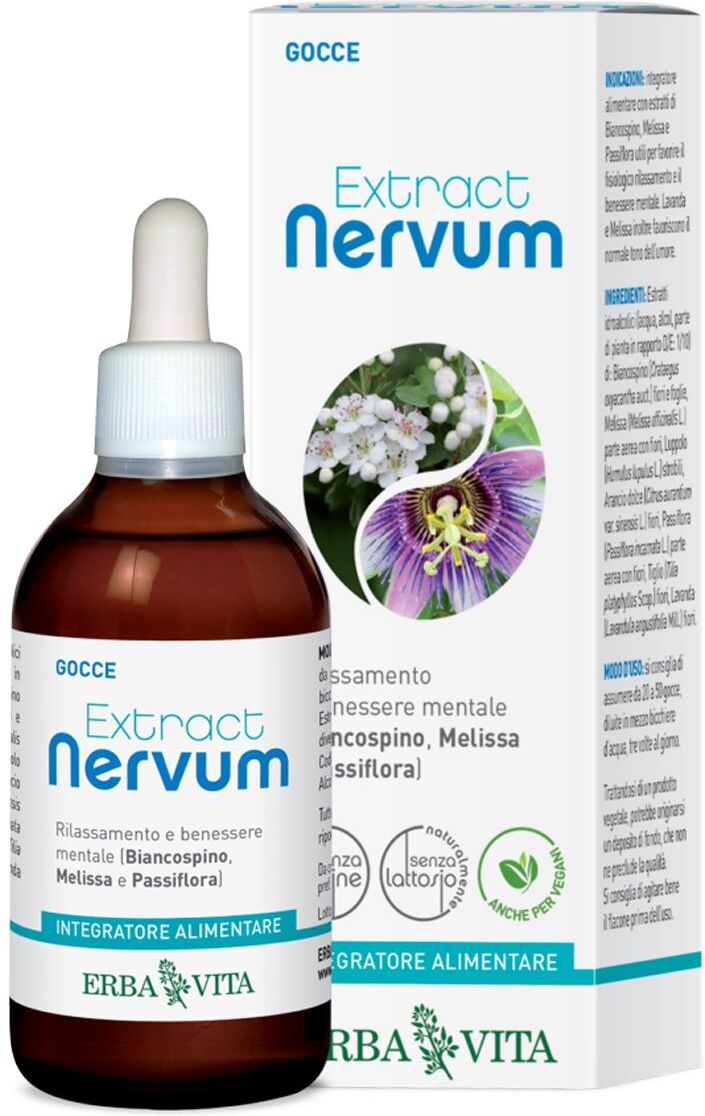 Erba Vita Extract Nervum Integratore Benessere Mentale 50ml