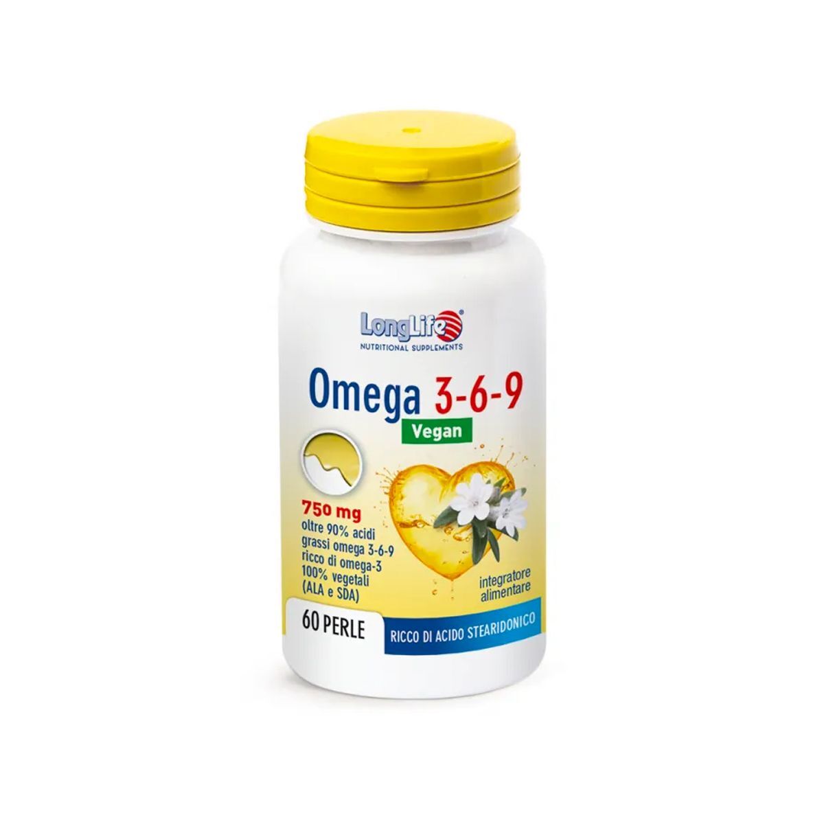 Longlife Omega 369 Vegan Integratore Cuore 60 Perle
