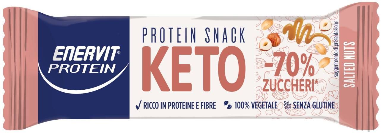 Enervit Protein Keto Barretta Proteica Salted Nuts 35g