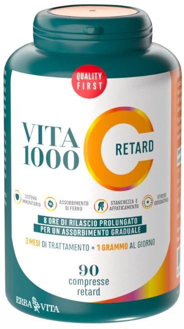 Erba Vita Vita C 1000 Retard Integratore Alimentare 90 Compresse