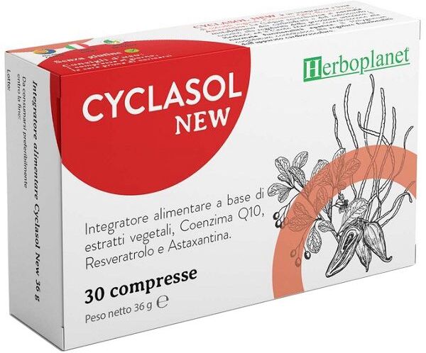 Herboplanet Cyclasol New Integratore Controllo Colesterolo 30 Compresse