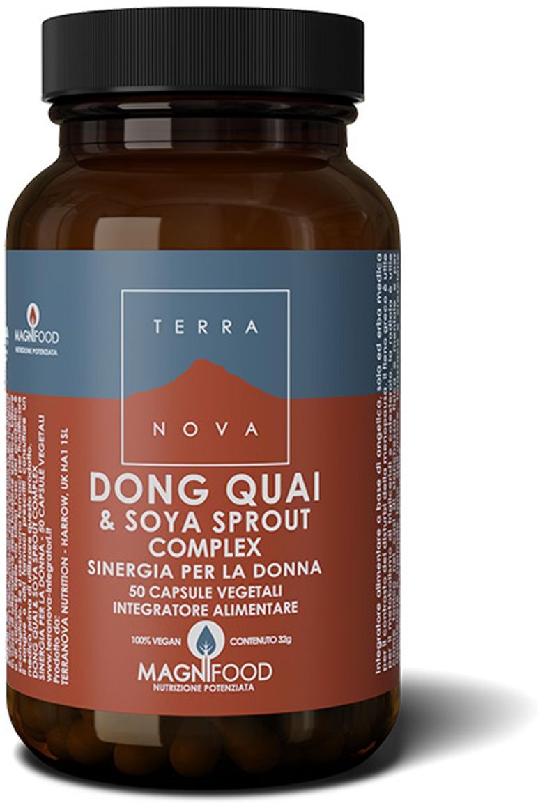 Terranova Dong Quai Soya Sprout Donna Integratore Menopausa 50 Capsule