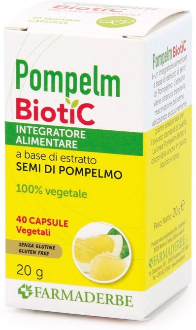 Farmaderbe Pompelm Biotic 40 Capsule