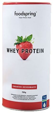 Foodspring Whey Protein Gusto Fragola 750g