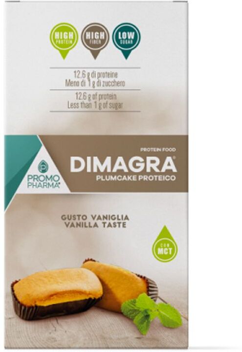 Promopharma Dimagra Plumcake Proteici Vaniglia 4 X 45g