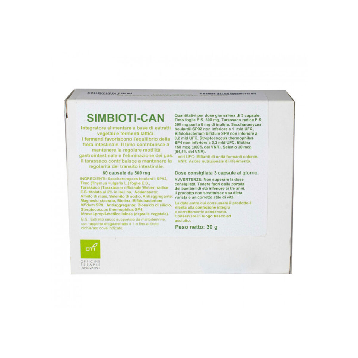 Simbioti-can 400mg Integratore 60 Capsule