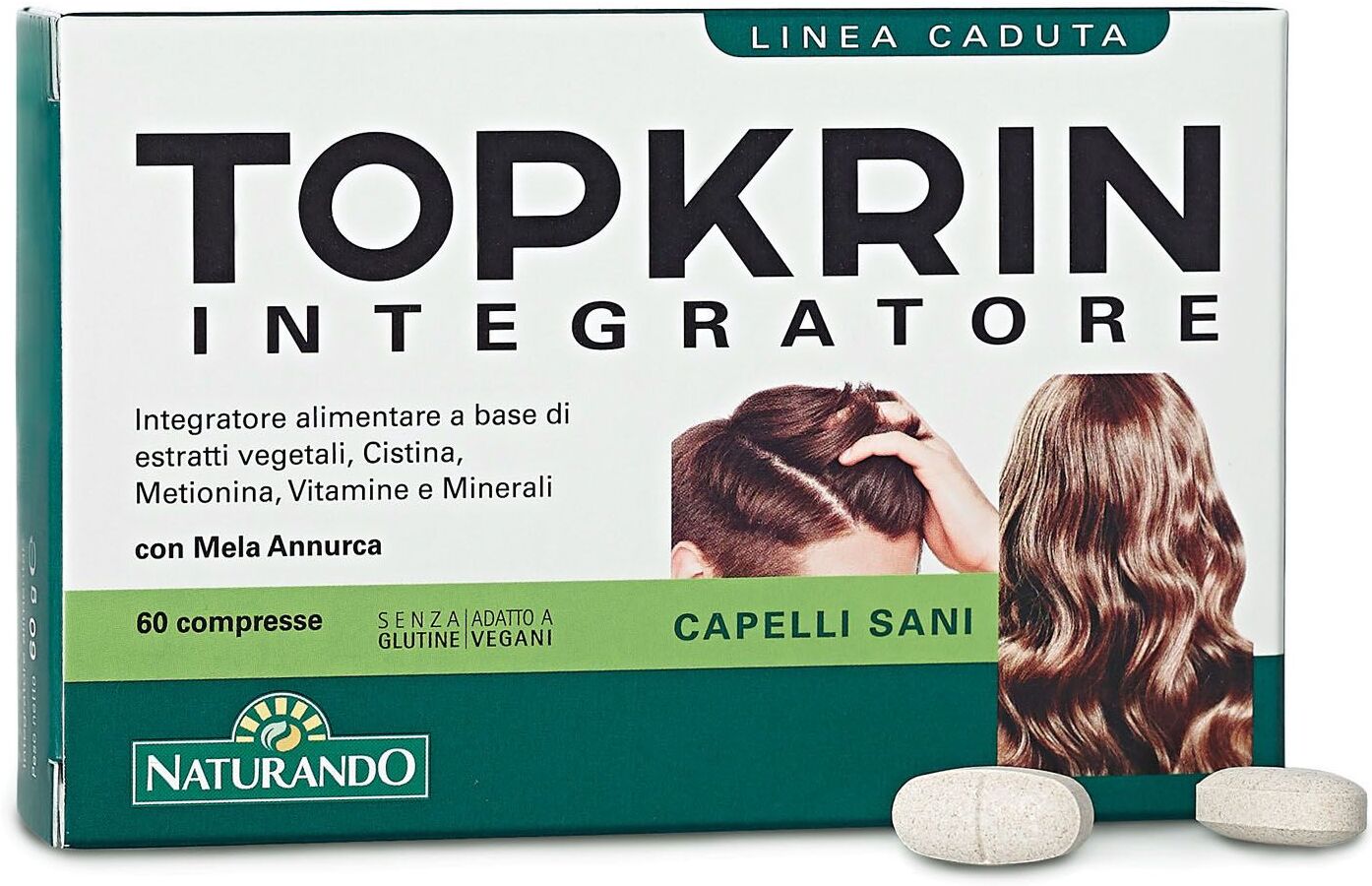 Naturando Topkrin Integratore Capelli Sani 60 Compresse