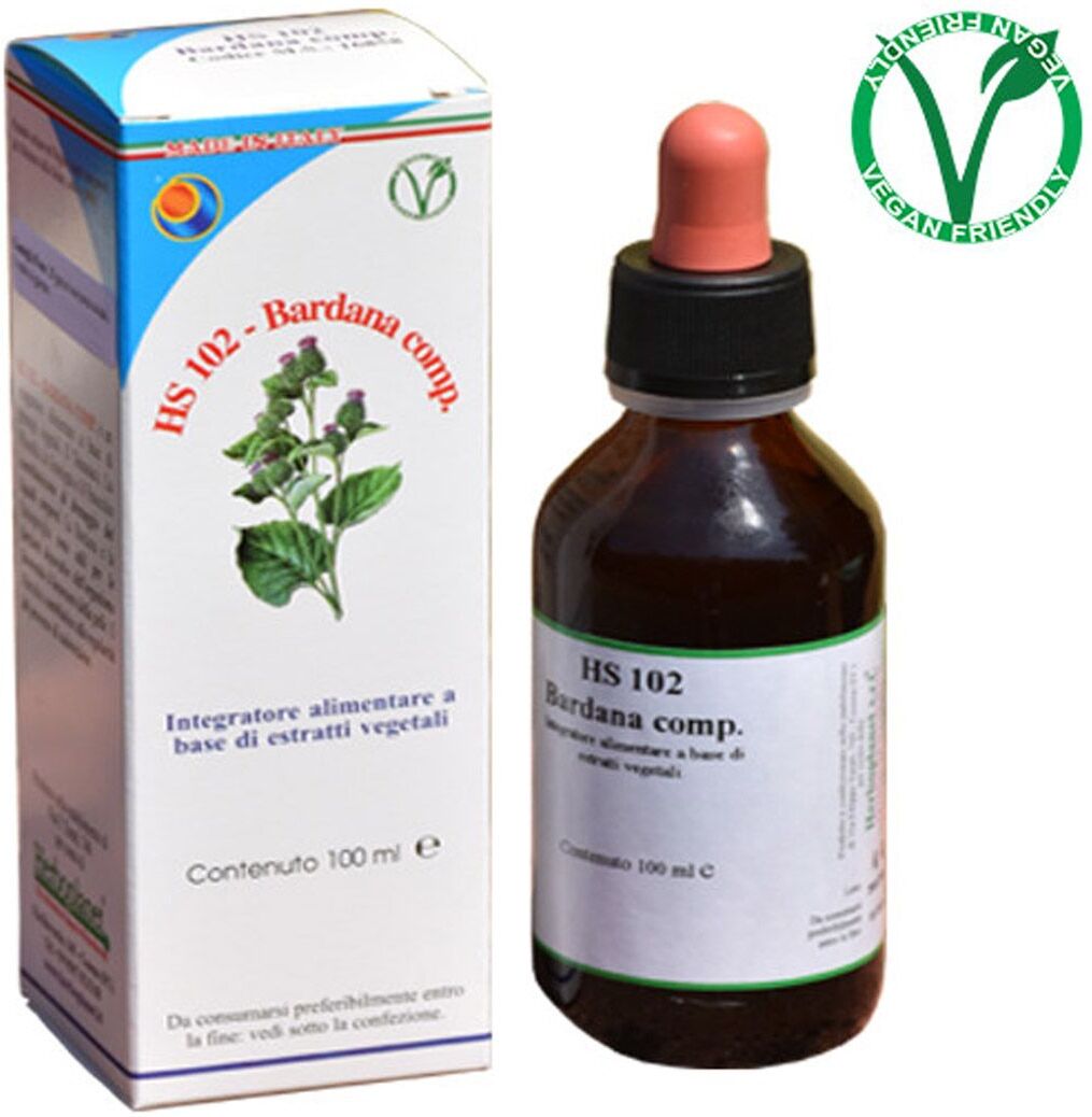 Herboplanet Hs102 Bardana Compositum Integratore Depurativo 100ml