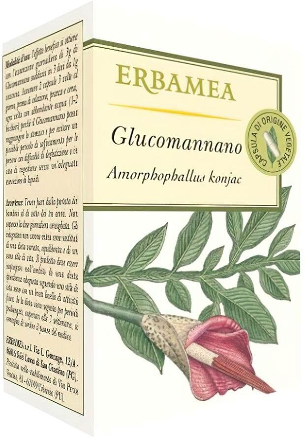 Erbamea Glucomannano Integratore Dimagrante 50 Opercoli