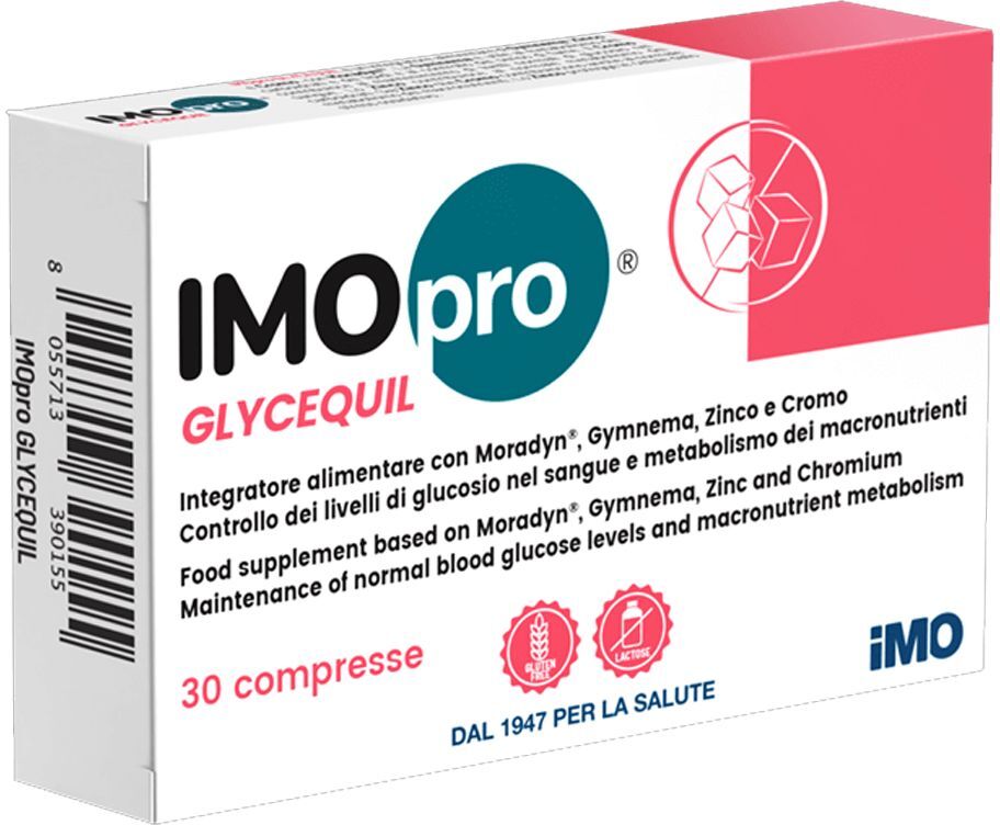 I.M.O. Imopro Glycequil Integratore Controllo Glicemia 30 Compresse