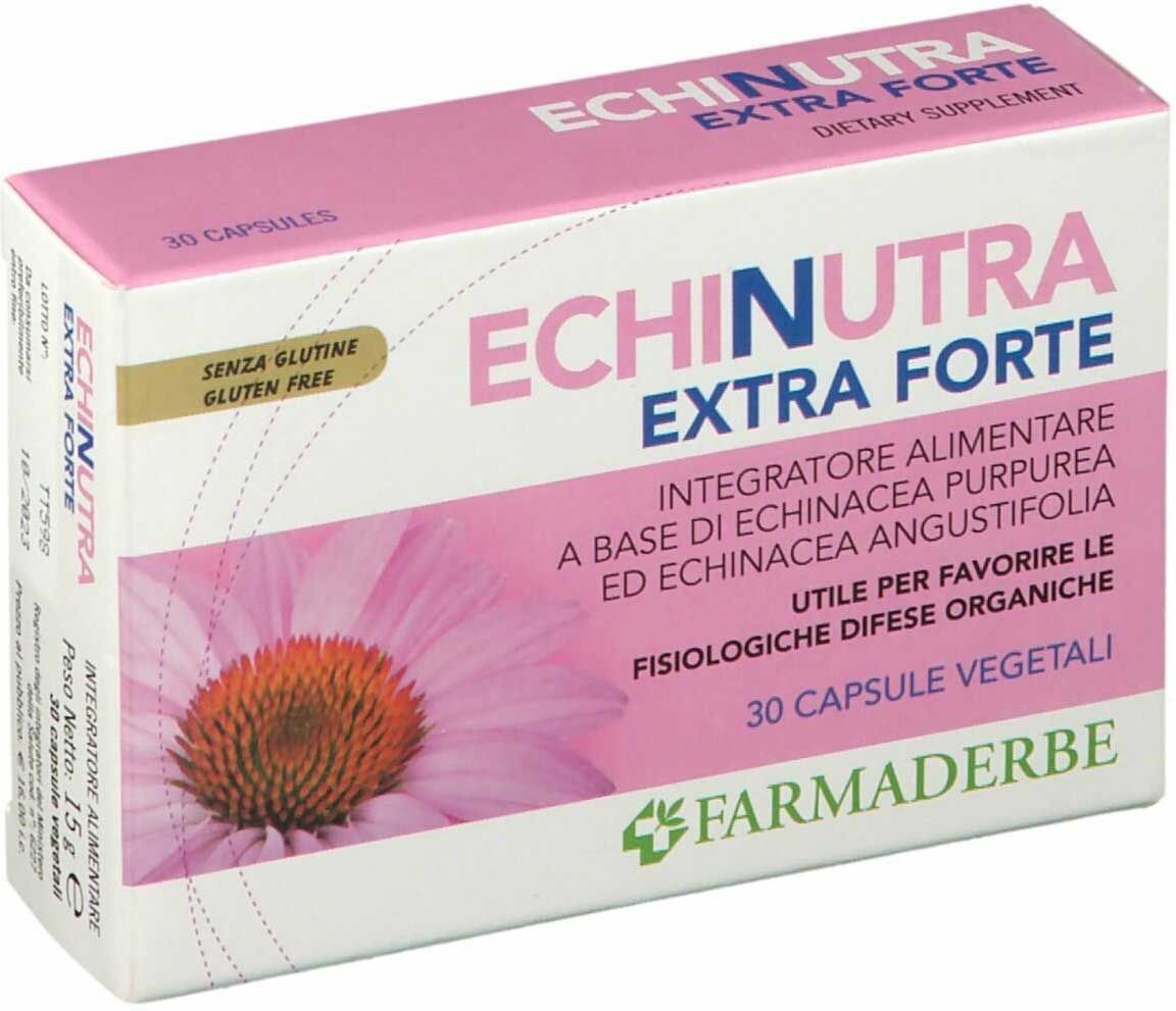 Farmaderbe Echinutra Extra Forte Integratore Sistema Immunitario 30 Capsule