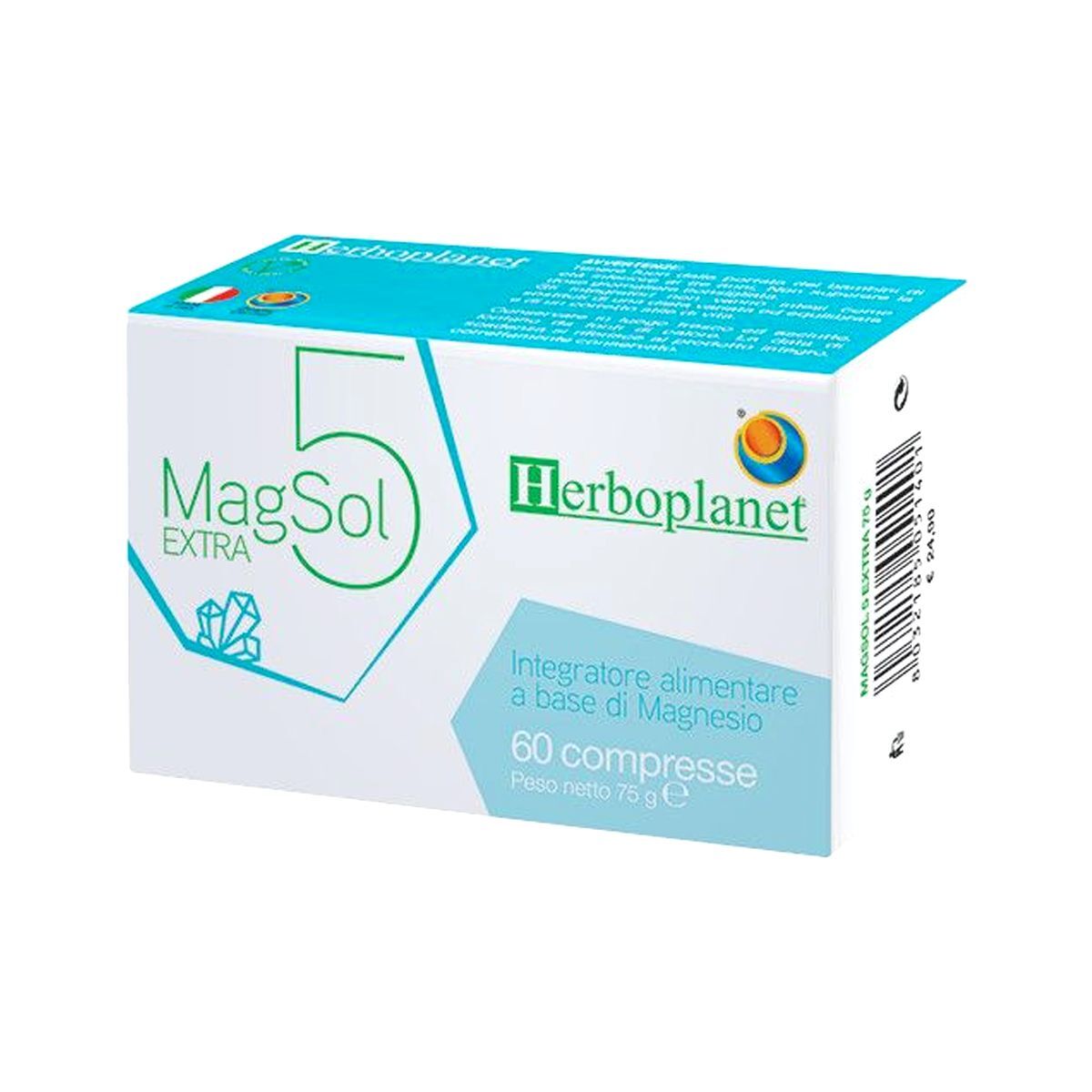 Herboplanet Magsol 5 Extra Integratore Salino 60 Compresse