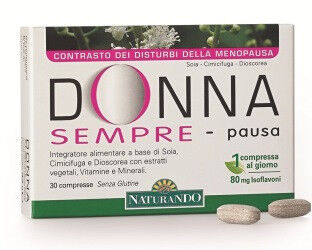 Naturando Donna Sempre Pausa Integratore Menopausa 30 Compresse