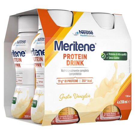 Meritene Protein Drink Vaniglia 4x200ml