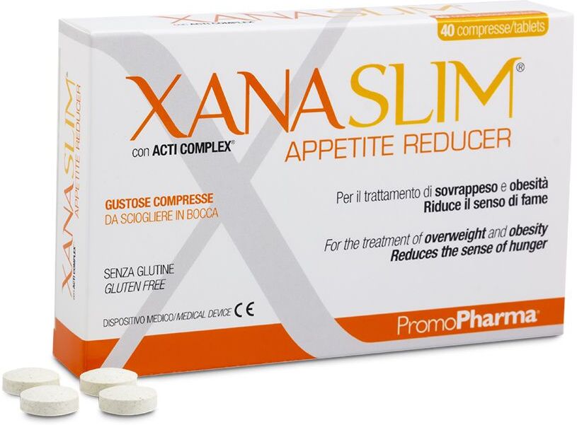 Promopharma Xanaslim Appetite Reducer Integratore Controllo Della Fame 40 Compresse