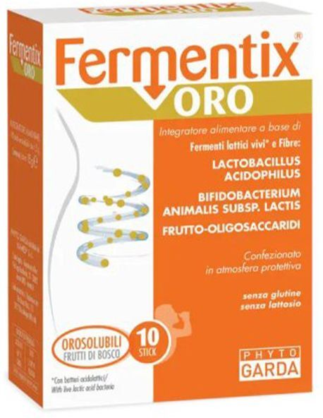 Phyto Garda Fermentix Oro Integratore Fermenti Lattici 10 Stick