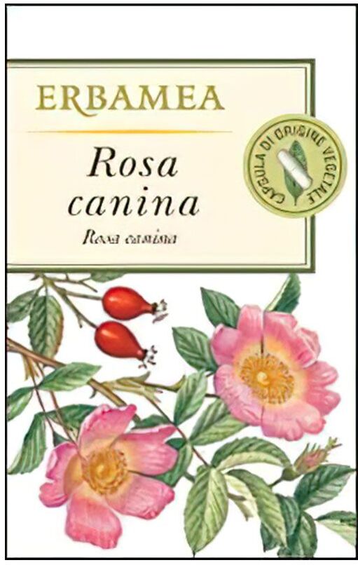 Erbamea Rosa Canina Integratore Antiossidante 50 Capsule Vegetali