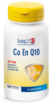 Longlife Coenzima Q10 20mg Integratore Energetico 100 Compresse