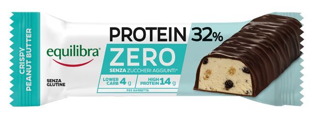 Equilibra Protein 32% Zero Crispy Peanut Barretta Proteica 45g
