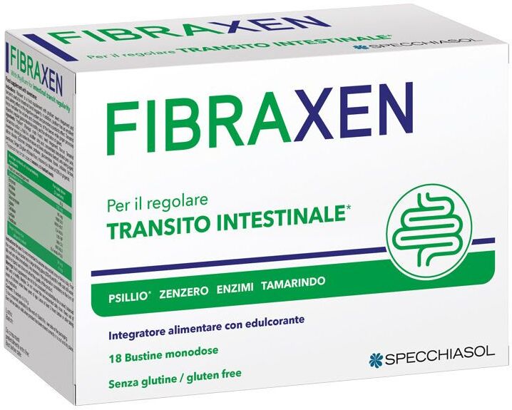 Specchiasol Fibraxen Integratore Transito Intestinale 18 Bustine