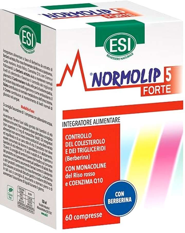 Esi Normolip 5 Forte Integratore Controllo Colesterolo 60 Compresse