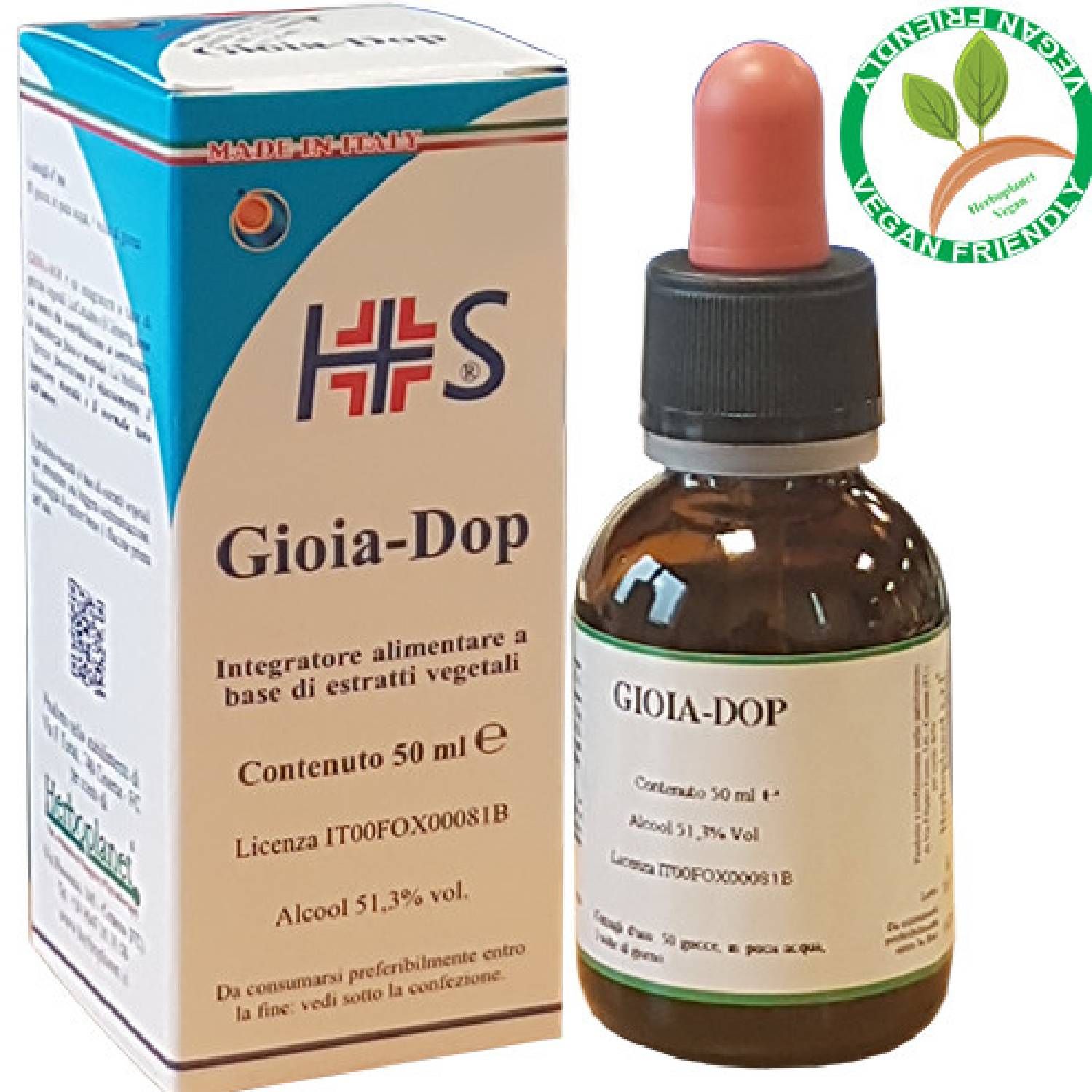 Herboplanet Gioia-dop Integratore Tonificante Gocce 50ml