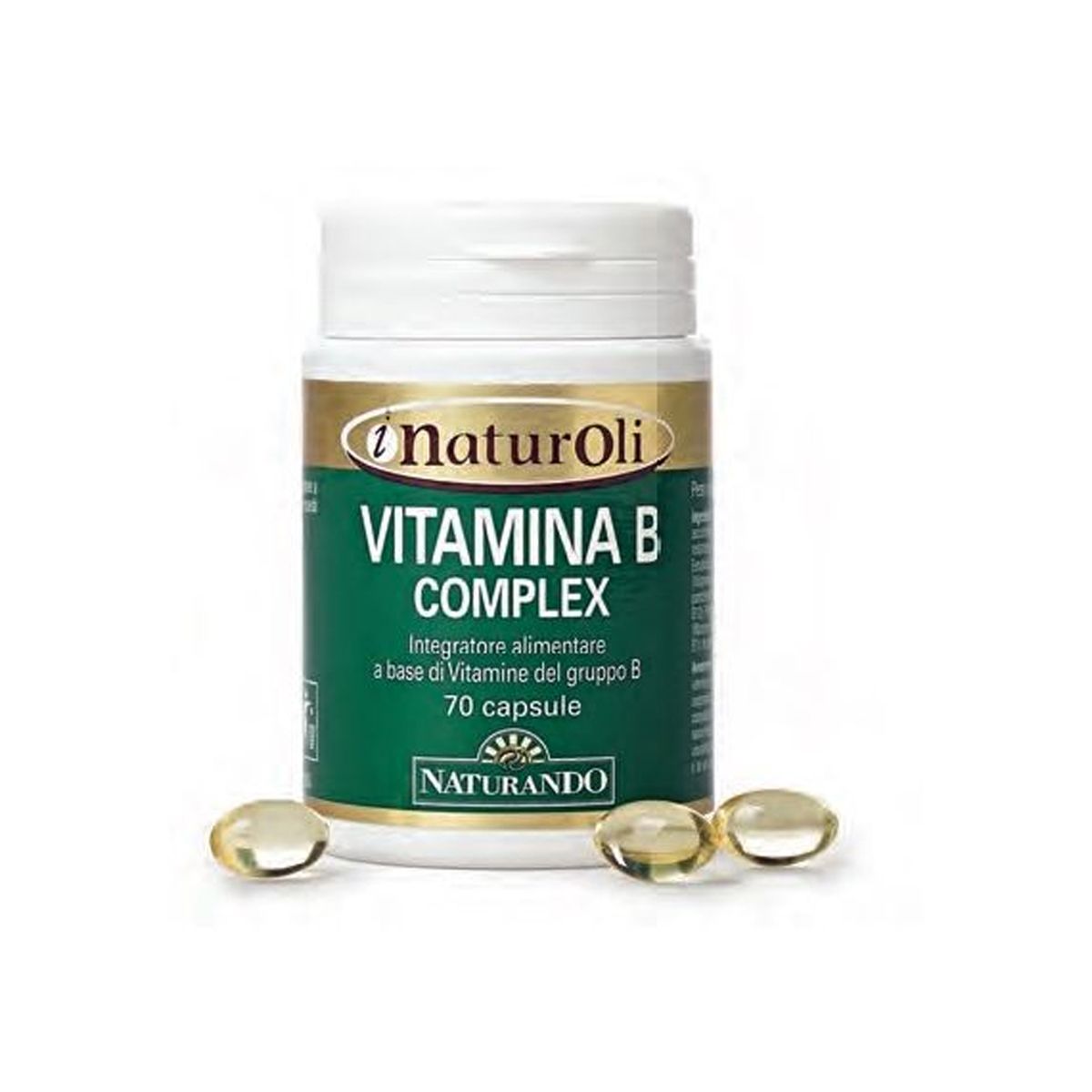 Naturando Vitamina B Complex Integratore Polivalente 70 Capsule