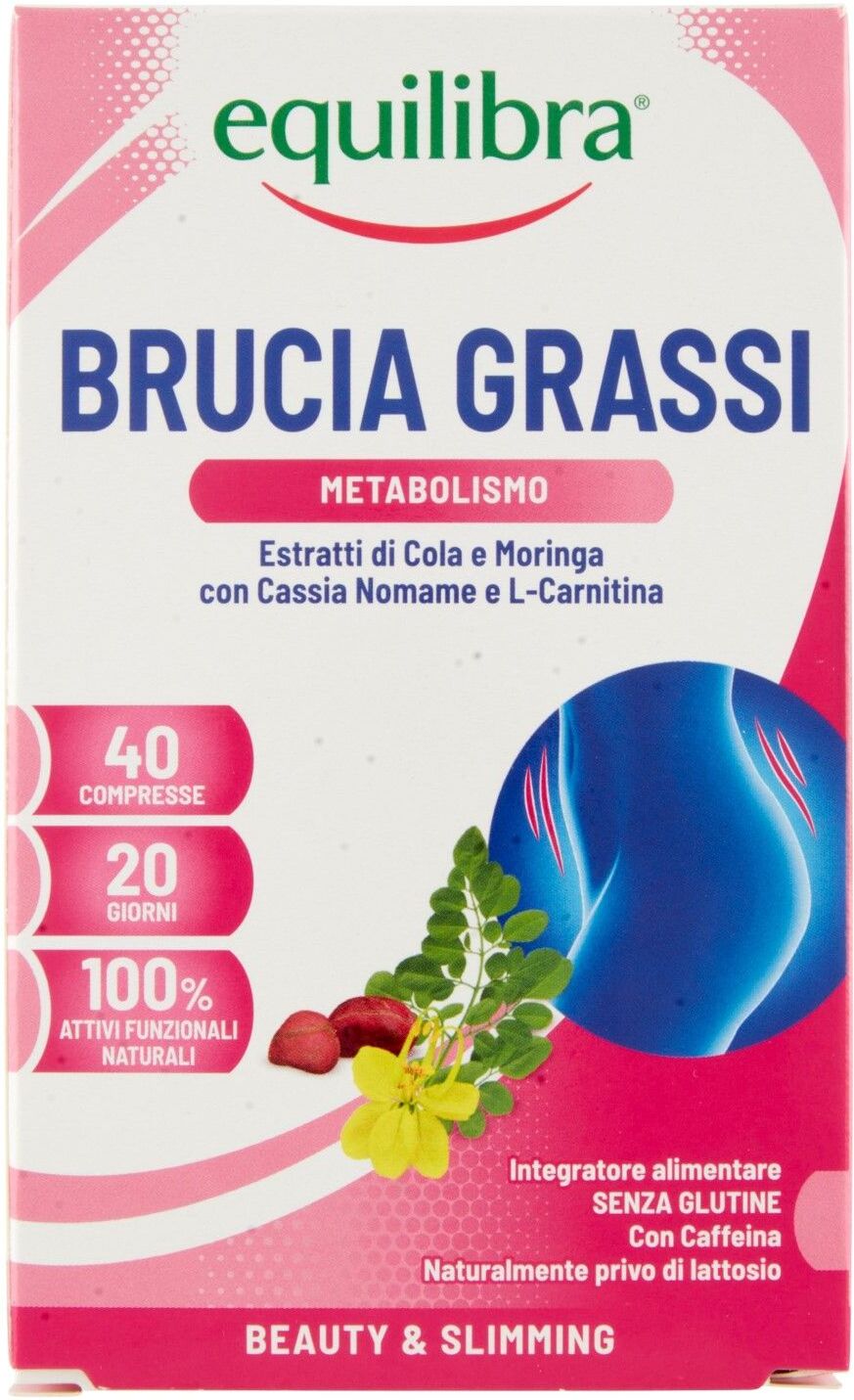 Equilibra Brucia Grassi Integratore Perdita Di Peso 40 Compresse