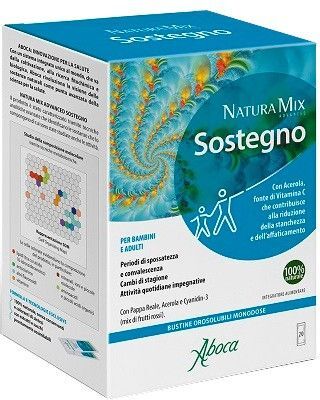 Aboca Natura Mix Advanced Sostegno Integratore Energizzante 20 Bustine